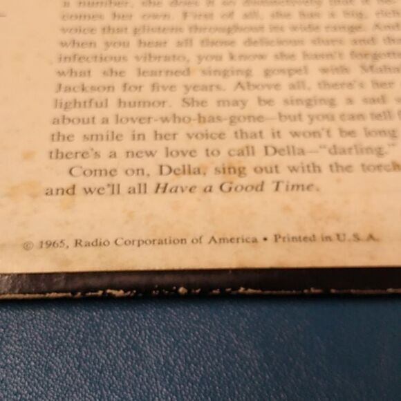 Moody Vinyl Record by Della Reese - Picture 5 of 10